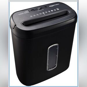 Amazon Basics Black Paper Shredder